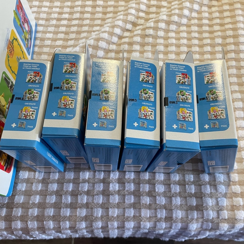 Unopened series 6 Lego super Mario figures Listing price is per box